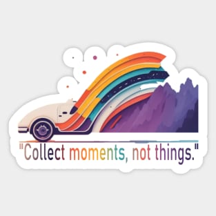 rainbow car Sticker